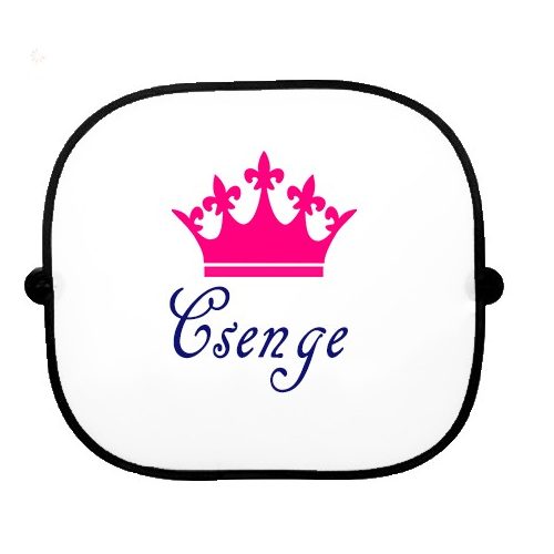 Autós napellenző egyedi névvel Korona