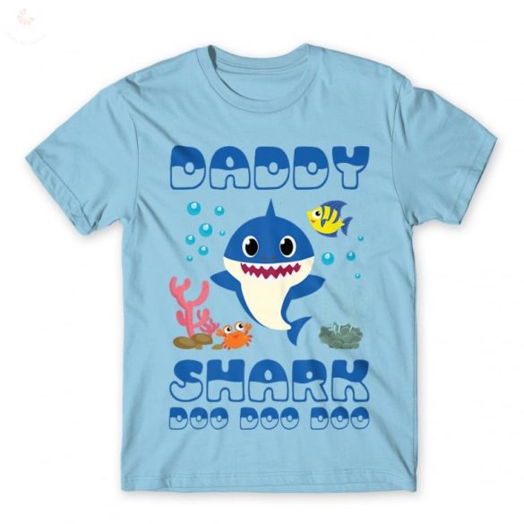 Daddy Shark póló- DADDY SHARK APA  férfi póló