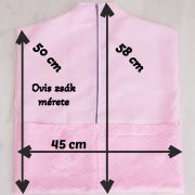 Rózsaszín koronás ovis zsák & tornazsák szett egyedi névvel és jellel + ajándék szeretetküldővel