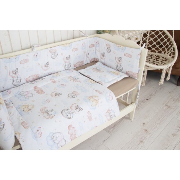  Babaágynemű, baba ágynemű vastag takaróval, lapos párnával 