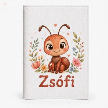 Egészségügyi kiskönyv borító névvel (hangyás)