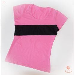 Női póló csíkkal -választható színösszeállítás