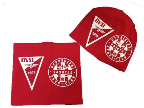 Tavaszi, átmeneti egyszínű sapka és sál szett EGYEDI MINTÁVAL NYOMVA