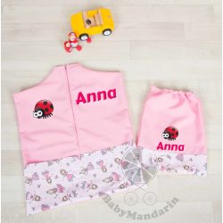   Ovis zsák és torna zsák bármilyen névvel és/vagy jellel   /rózsaszín+hercegnős/ ELFOGYOTT