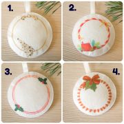 Egyedi neves karácsonyfa dísz, filc fenyőfa dísz névvel, BÁRMILYEN névvel kérhető