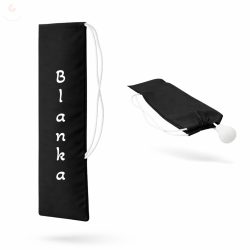 Egyedi neves (és logós) mazsorett bottartó (fekete)