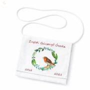 Ovis/bölcsis ballagási tarisznya (ballagó tarisznya) egyedi mintával, névvel, jellel