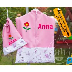   Ovis zsák és torna zsák bármilyen névvel és jellel,  neves oviszsák   /rózsaszín+ balerinás/  AJÁNDÉK SZERETETKÜLDŐVEL