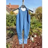 Tipegőzsák, tipegő hálózsák, hálórugi, lábas hálózsák kamáslival - Denim kék KÉSZLETRŐL