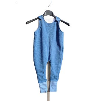   Tipegőzsák, tipegő hálózsák, hálórugi, lábas hálózsák kamáslival - Denim kék KÉSZLETRŐL