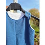 Tipegőzsák, tipegő hálózsák, hálórugi, lábas hálózsák kamáslival - Denim kék KÉSZLETRŐL