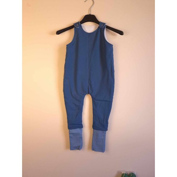 Tipegőzsák, tipegő hálózsák, hálórugi, lábas hálózsák kamáslival - Denim kék KÉSZLETRŐL