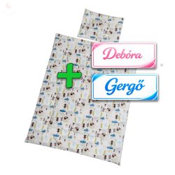   Saját névvel is kérhető, süni és maci az erdőben gyerekágynemű szett (takaró + párna)