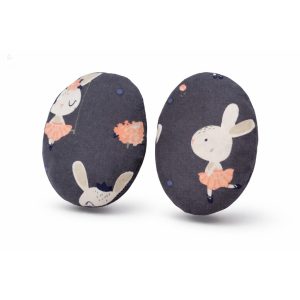 Nyuszis kézmelegítő zsebpárna búzával és kölessel töltve (kettő a két zsebbe - a kettő ára ennyi)