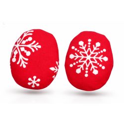   Nagy hópelyhes kézmelegítő zsebpárna búzával és kölessel töltve (kettő a két zsebbe - a kettő ára ennyi)