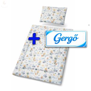 Saját névvel is kérhető, kis herceges babaágynemű szett (takaró + párna)