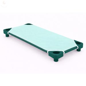 Gumis sarkú ovis pamutlepedő halványzöld színben