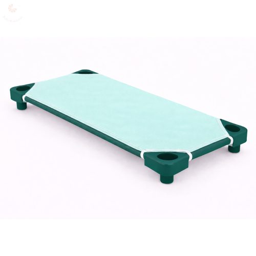 Gumis sarkú ovis pamutlepedő halványzöld színben