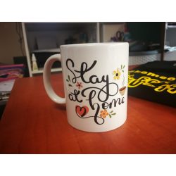   Koronavírus bögre - Maradj otthon! bögre - Stay home bögre