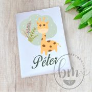 Egészségügyi kiskönyv borító babáknak névvel, egyedi kiskönyv borító -Bármilyen névvel-