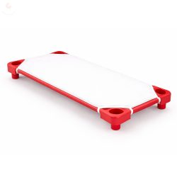 Gumis sarkú, fehér ovis pamutlepedő