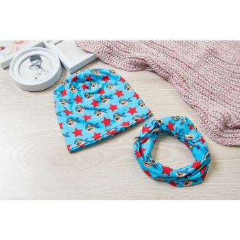   Kalózos átmeneti Sapka körsál szett Bölcsis méret - KÉSZLETRŐL