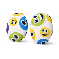   Szmájlis kézmelegítő zsebpárna búzával és kölessel töltve (kettő a két zsebbe - a kettő ára ennyi)