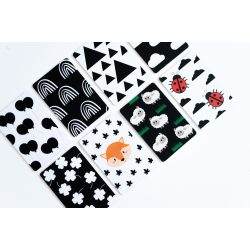   Baba kontraszt kártya csomag, kontrasztkártya, Prémium minőség