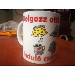   Koronavírus bögre - Dolgozz otthonról - induló csomag bögre - #homeoffice bögre