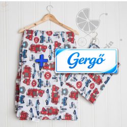   Saját névvel is kérhető, tűzoltós-rendőrös gyerekágynemű szett (takaró + párna)