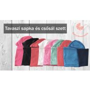 Tavaszi, átmeneti egyszínű sapka  EGYEDI MINTÁVAL NYOMVA