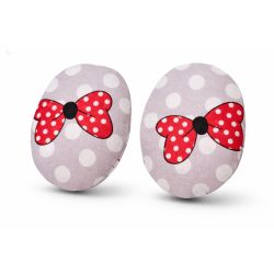   Pettyes masnis kézmelegítő zsebpárna búzával és kölessel töltve (kettő a két zsebbe - a kettő ára ennyi)