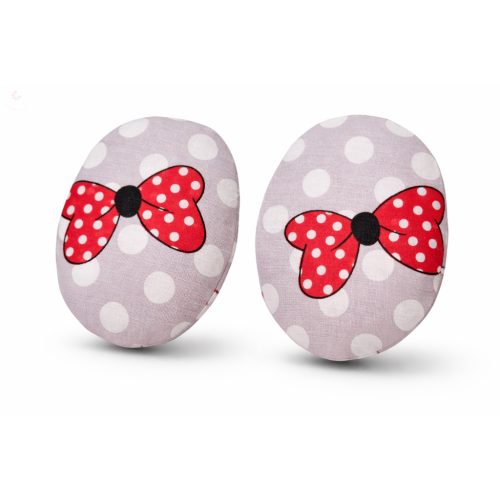 Pettyes masnis kézmelegítő zsebpárna búzával és kölessel töltve (kettő a két zsebbe - a kettő ára ennyi)