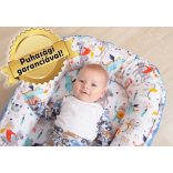 Babafészek, pihe-puha babafészek, baba fekvő, (normál méret) FIÚS