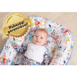   Babafészek, pihe-puha babafészek, baba fekvő, (normál méret) FIÚS