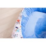 Babafészek, pihe-puha babafészek, baba fekvő, (normál méret) FIÚS