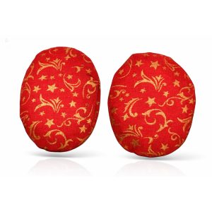 Indamintás kézmelegítő zsebpárna búzával és kölessel töltve (kettő a két zsebbe - a kettő ára ennyi)