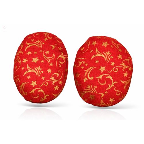 Indamintás kézmelegítő zsebpárna búzával és kölessel töltve (kettő a két zsebbe - a kettő ára ennyi)