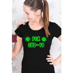   Női póló FCK CVD-19 - koronavírus póló VÁLASZTAHTÓ SZÍNEK