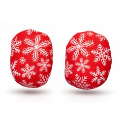   Közepes hópelyhes kézmelegítő zsebpárna búzával és kölessel töltve (kettő a két zsebbe - a kettő ára ennyi)