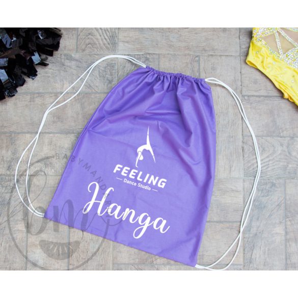 Hátizsák és mazsorettbot tartó táska szett - táncos táska szett - Névvel, logóval 