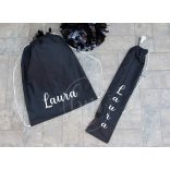 Hátizsák és mazsorettbot tartó táska szett - táncos táska szett - Névvel, logóval 