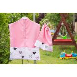 Ovis zsák és torna zsák bármilyen névvel és jellel,  neves oviszsák   /rózsaszín+egeres1/  AJÁNDÉK SZERETETKÜLDŐVEL