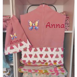    Ovis zsák és torna zsák bármilyen névvel és/vagy jellel   /rózsaszín+dinnyés/ AJÁNDÉK SZERETETKÜLDŐVEL