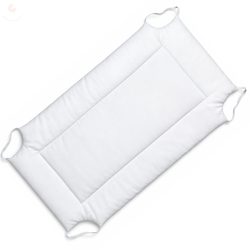 Óvodai pamut derékalj sarkán gumival óvodai fektetőre (fehér, bélelt, körbetűzött)