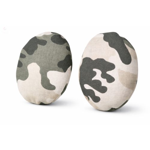 Terepszínű kézmelegítő zsebpárna búzával és kölessel töltve (kettő a két zsebbe - a kettő ára ennyi)