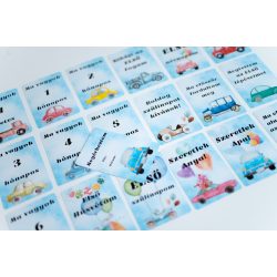   Baba mérföldkő kártya csomag fotózáshoz, emlékkártya, babakártya