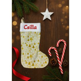 Textil mikuláscsizma