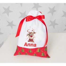 Textil mikulás zsák (grafikával vagy saját FOTÓVAL)